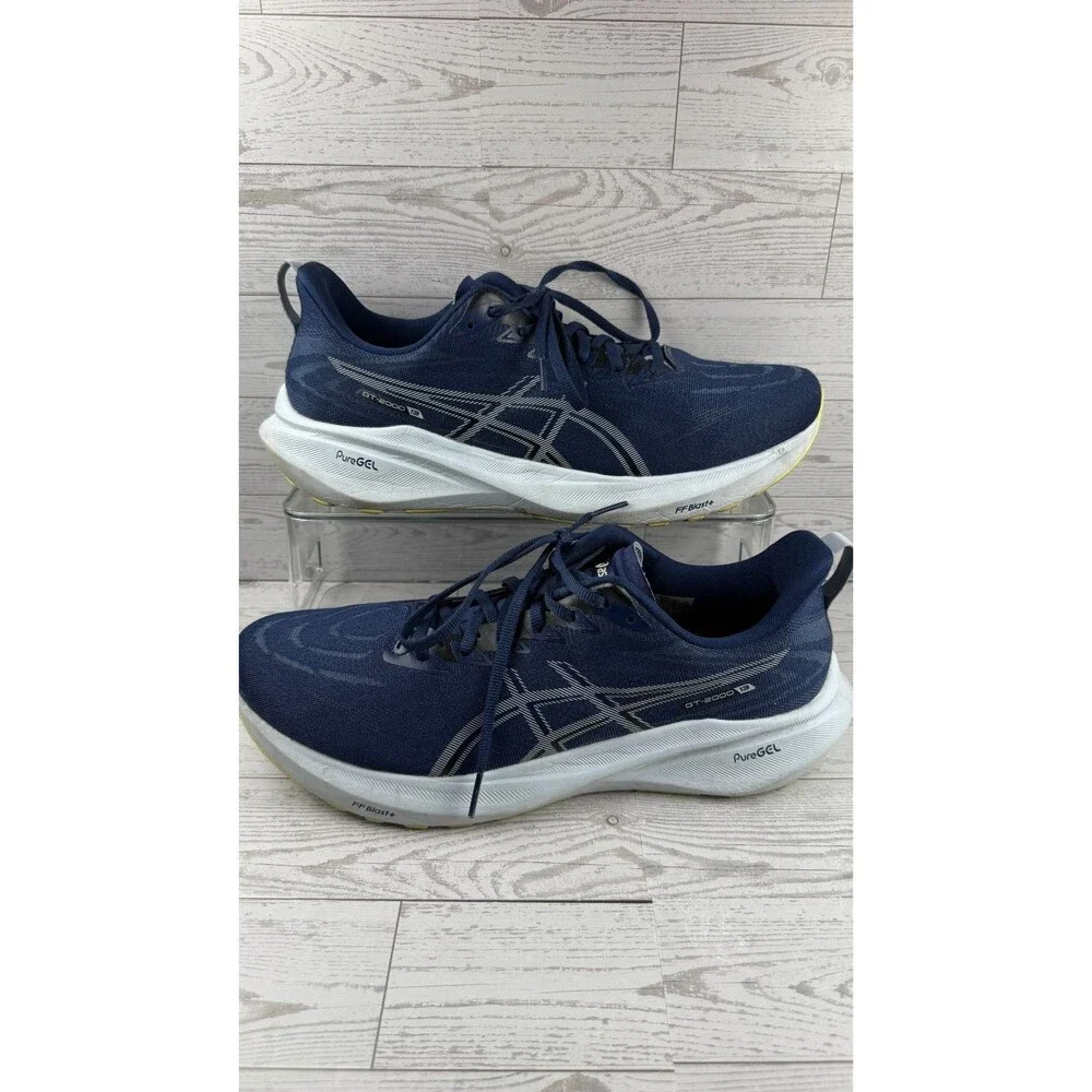 Asics GT-2000-13 1011B861 Blue 11.5D Mens PureGEL Lightweight Running Shoes #765